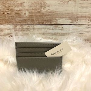 Francesca Grey Card Holder Wallet